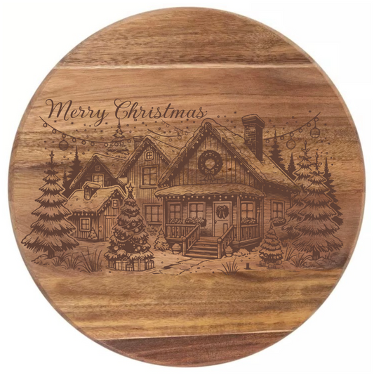 Merry Christmas Winter Street Design