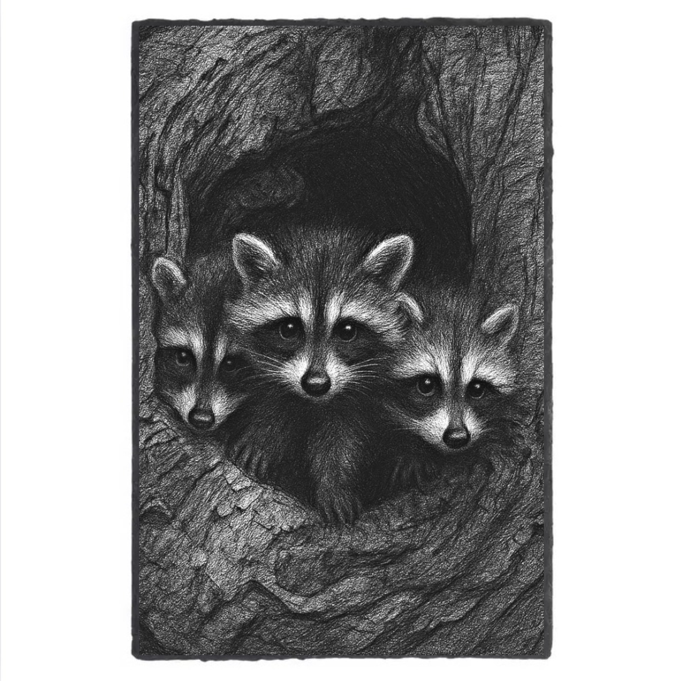 Family of Raccoons Hot Plate / Charcuterie Board
