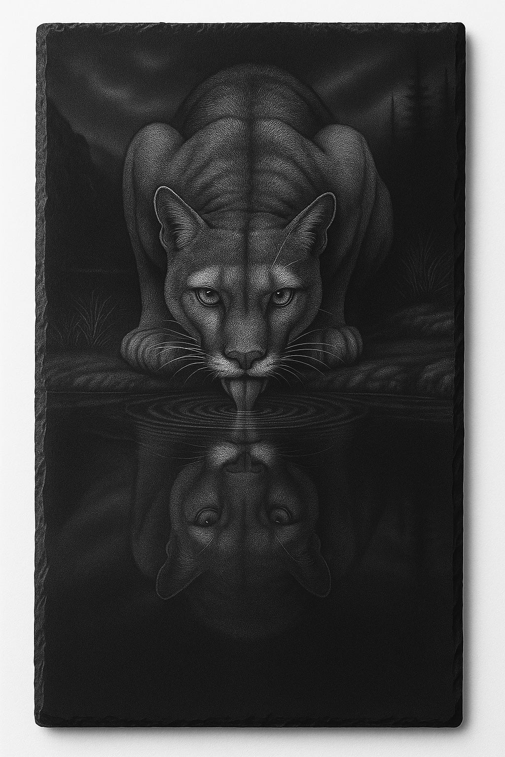 Mountain Lion Hot Plate / Charcuterie Board