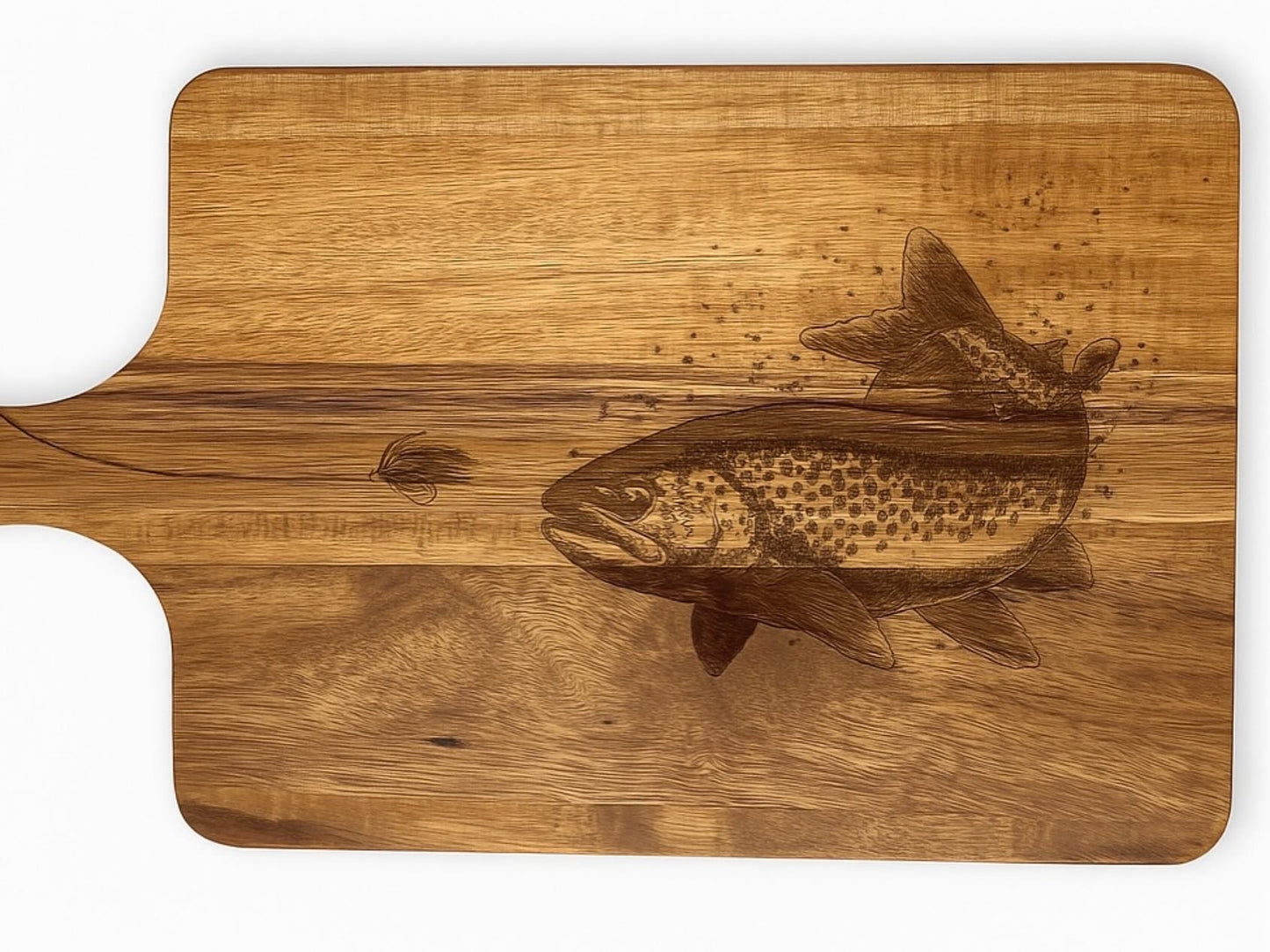 Trout with Fly Design