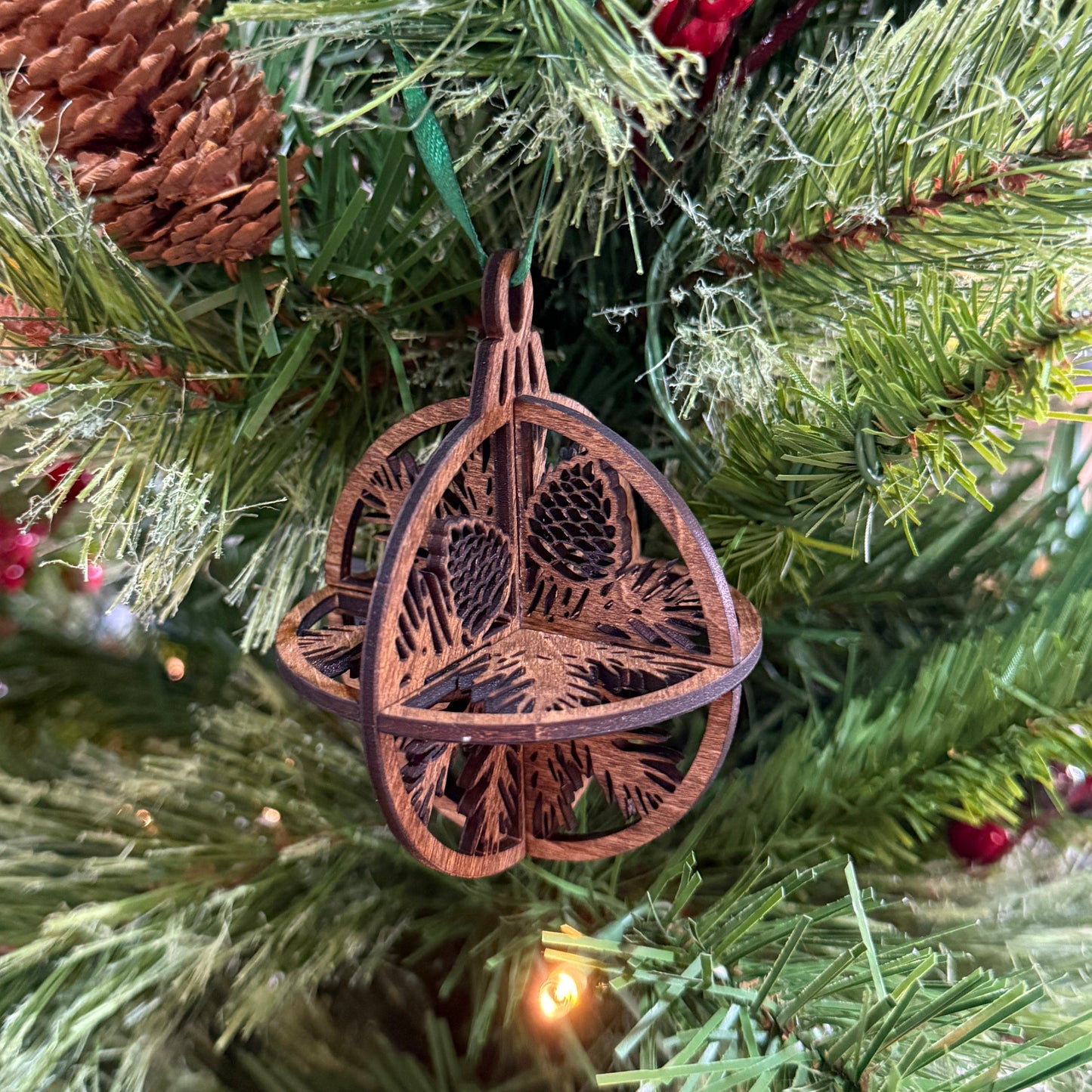 3D Balls Winter Christmas Ornaments