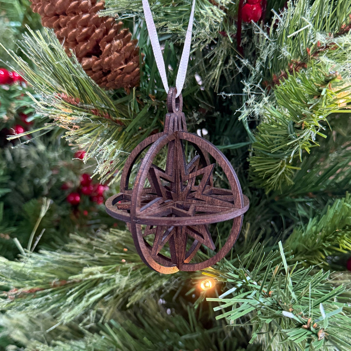 3D Balls Winter Christmas Ornaments