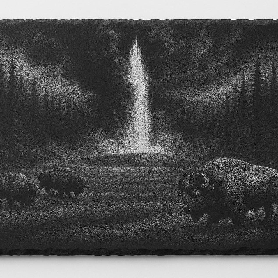 Buffalo at Geyser Hot Plate / Charcuterie Board