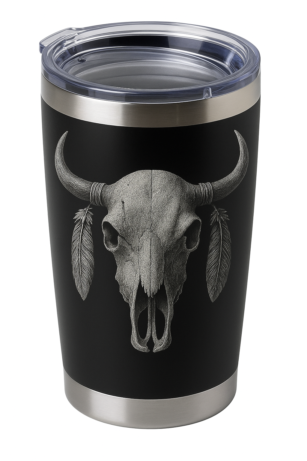 Bison Skull 20 oz. Tumbler
