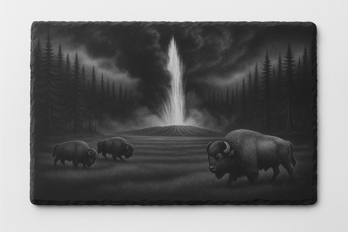 Buffalo at Geyser Hot Plate / Charcuterie Board