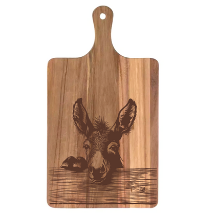 Donkey Peering Over Fence Design