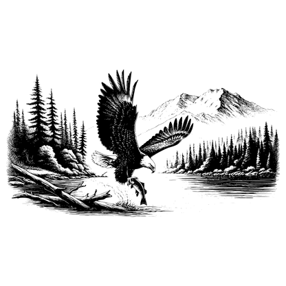 Eagle Catching Lunch Design