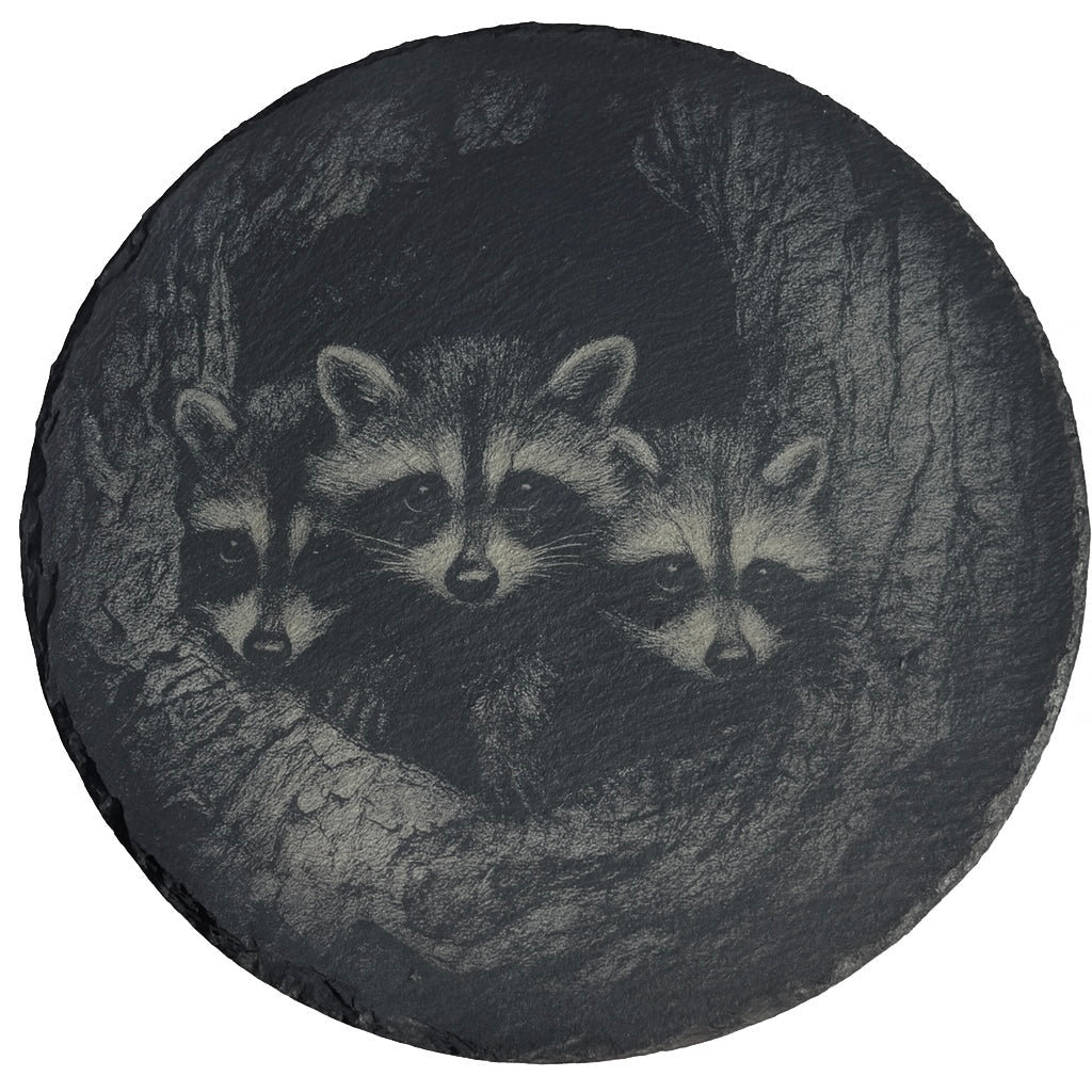 Family of Raccoons Hot Plate / Charcuterie Board