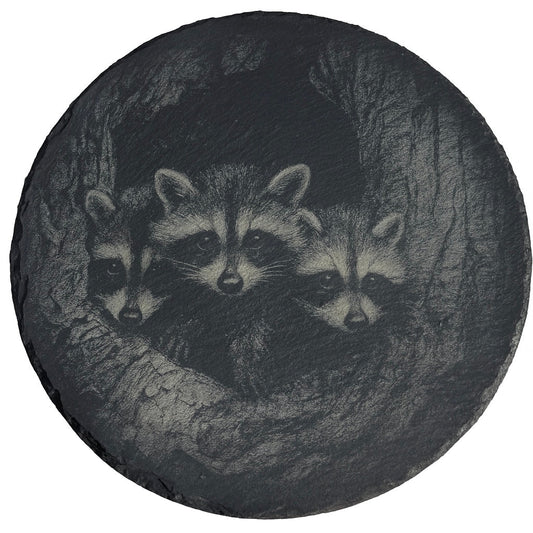 Family of Raccoons Hot Plate / Charcuterie Board