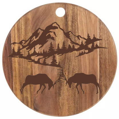 Elk Fighting Design