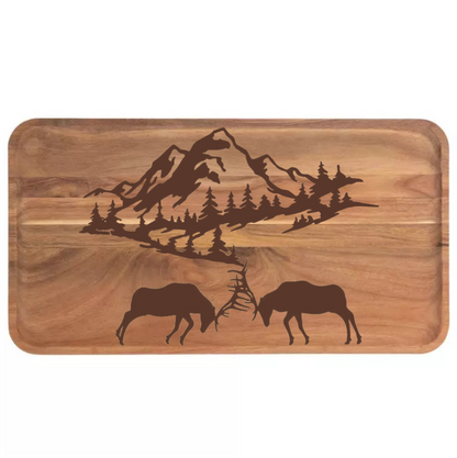 Elk Fighting Design