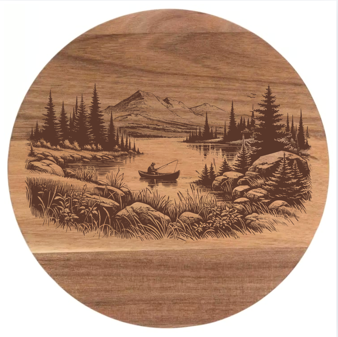 Fisherman on the Lake Design