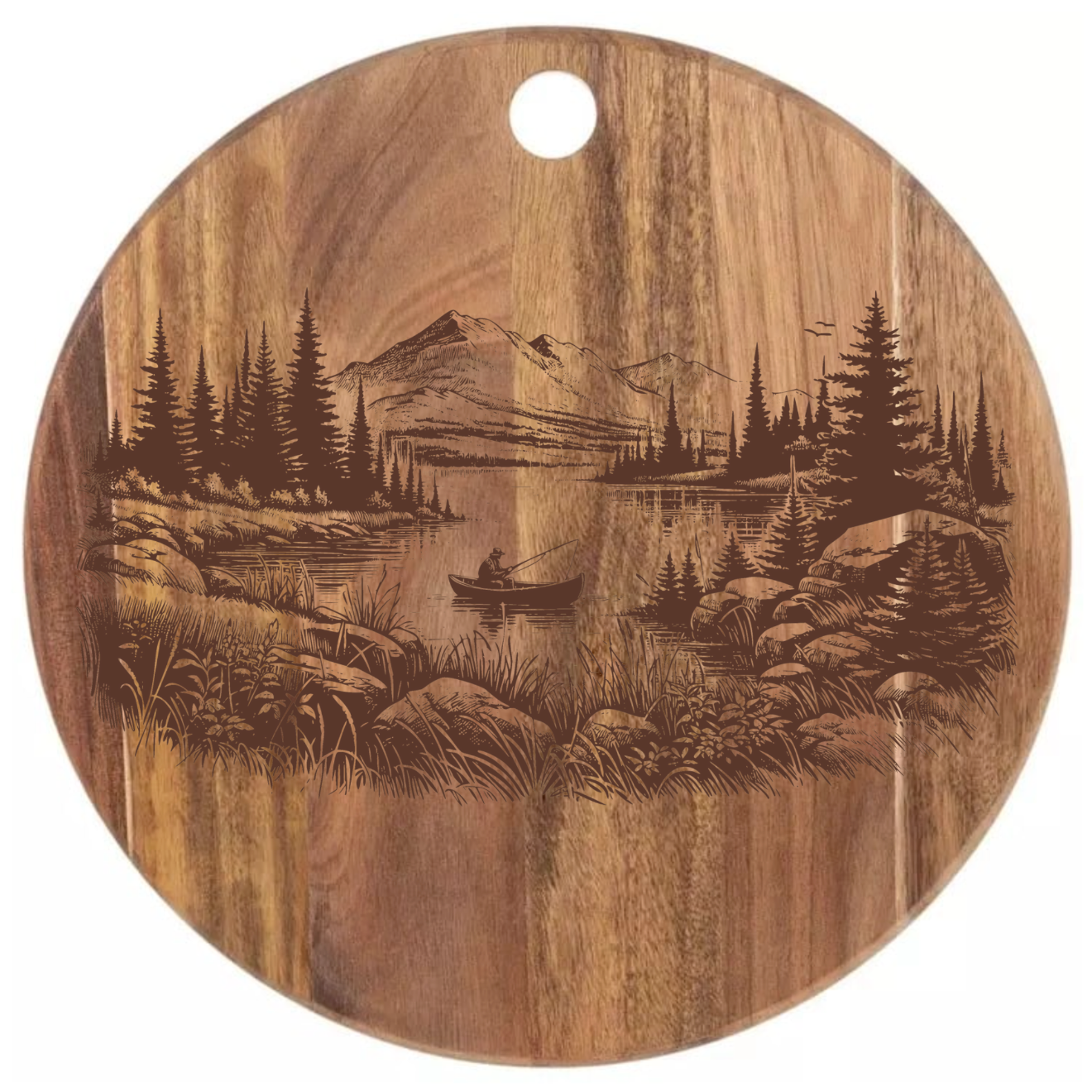 Fisherman on the Lake Design