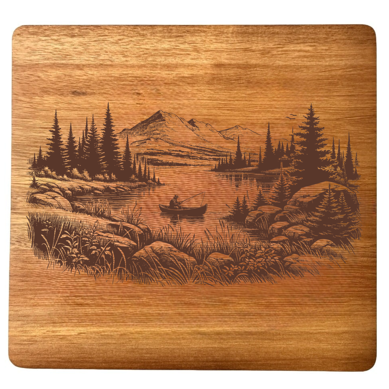 Fisherman on the Lake Design