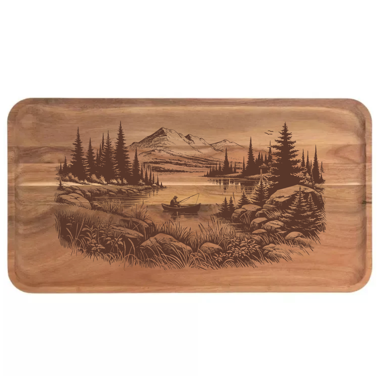 Fisherman on the Lake Design