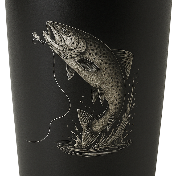 Fly Fishing 20 oz. Tumbler