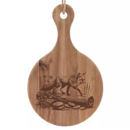 Fox on a Log Design