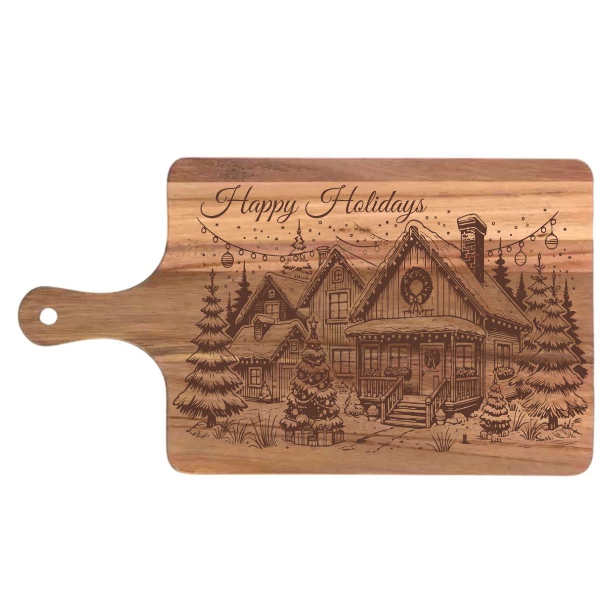 Happy Holidays Winter Street Design