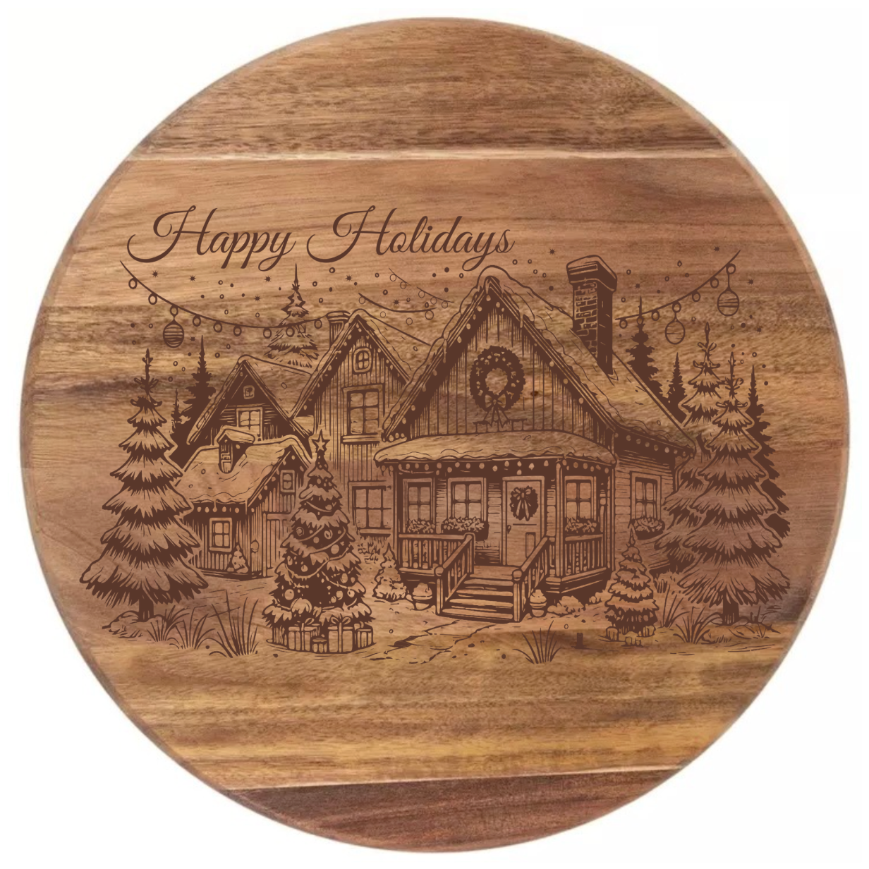 Happy Holidays Winter Street Design