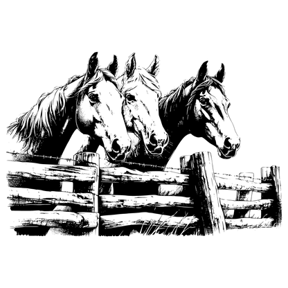 Trio of Horses Design