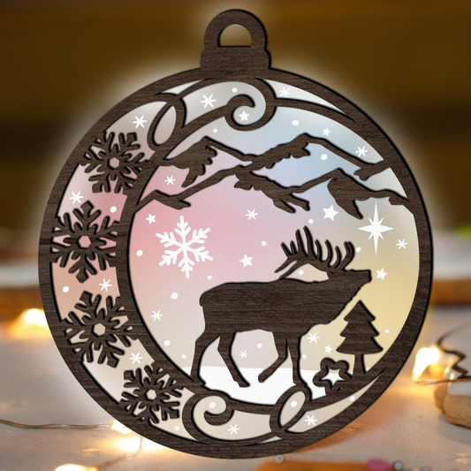 Woodland Wildlife Christmas Ornaments