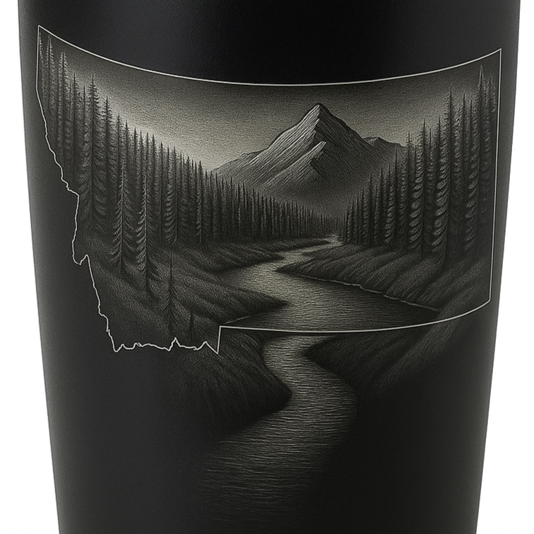 Montana Mountains 20 oz. Tumbler