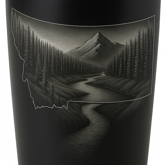 Montana Mountains 20 oz. Tumbler