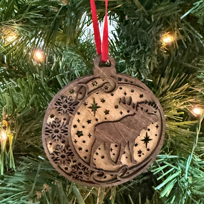 Winter In The Forest Ornament Collection