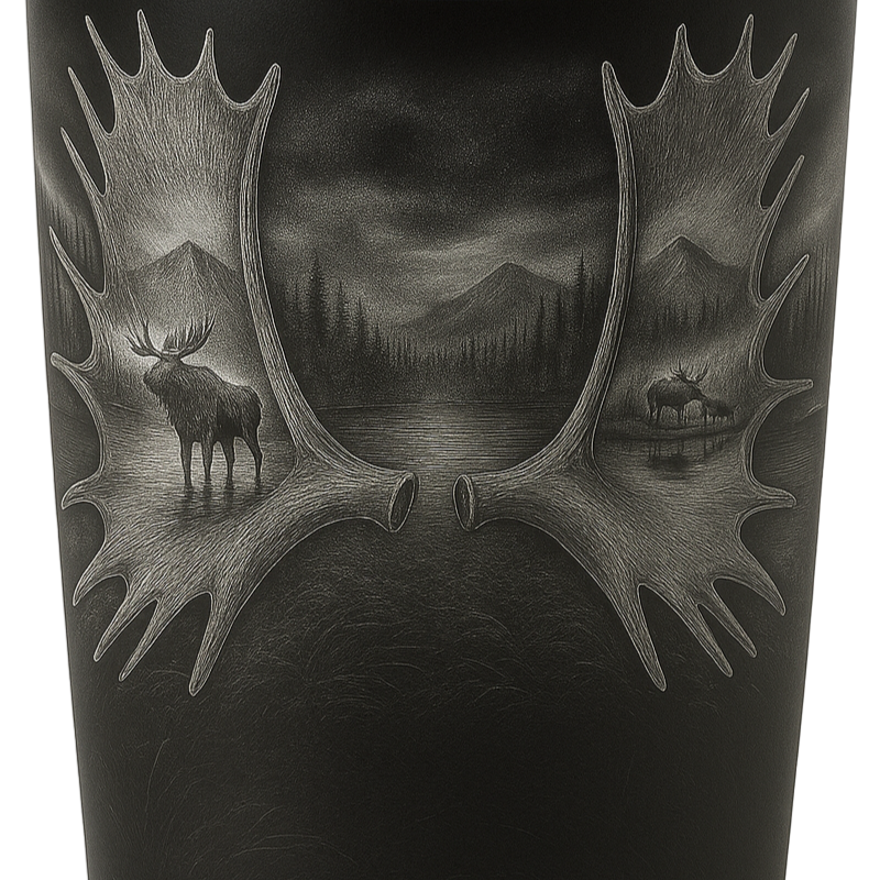 Moose Antler 20 oz. Tumbler
