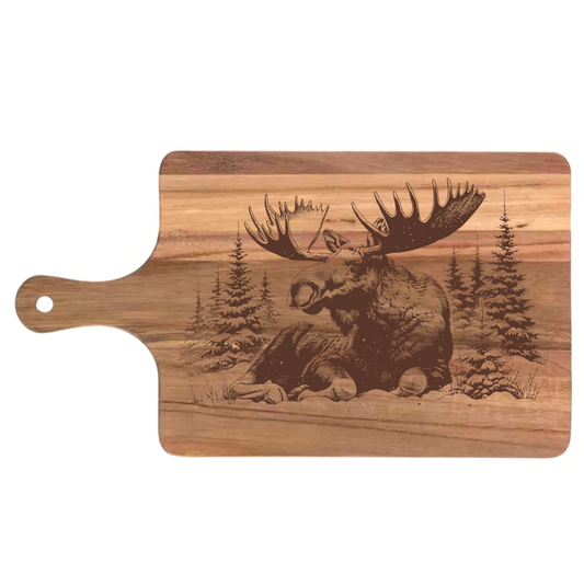 Moose in the Snow Design