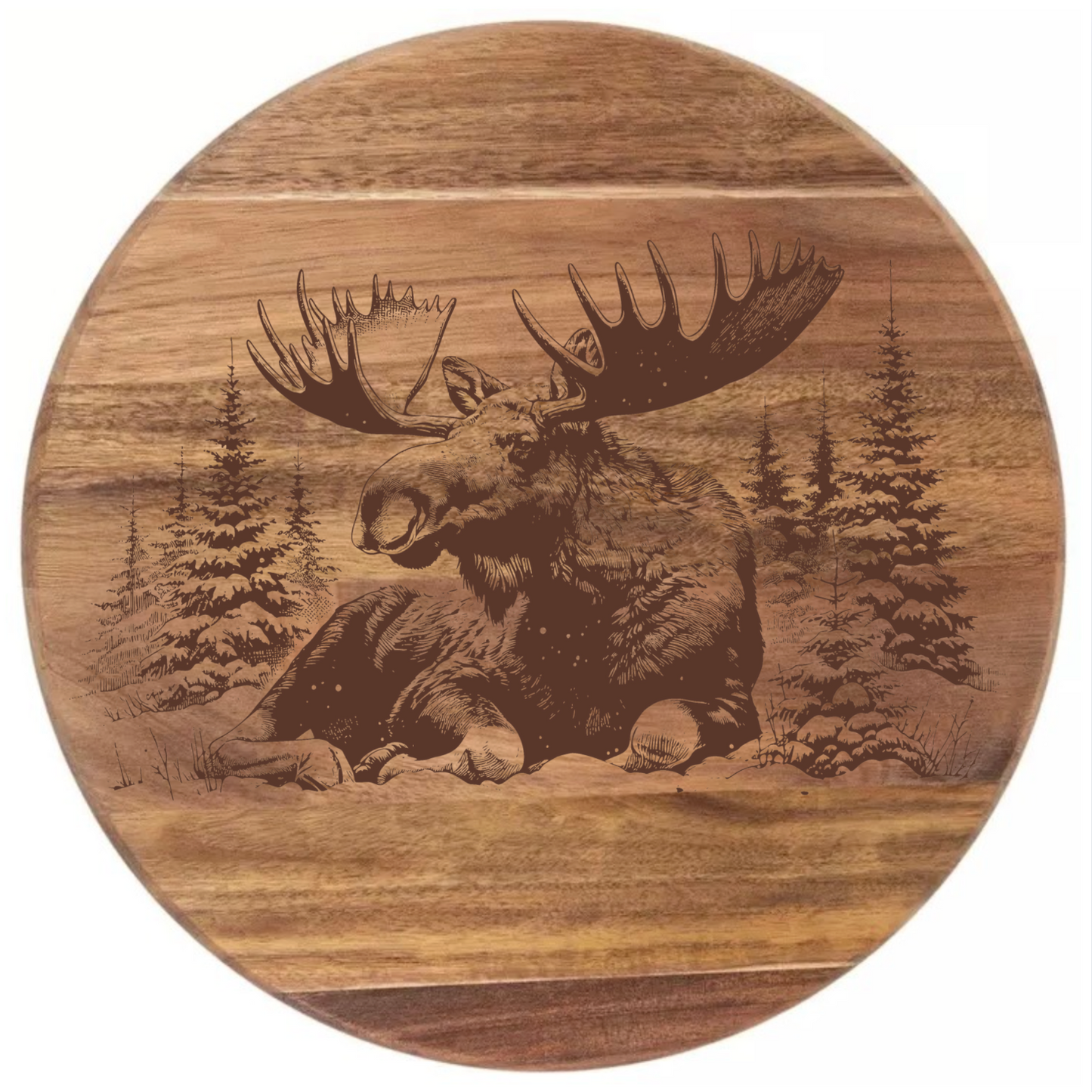 Moose in the Snow Design