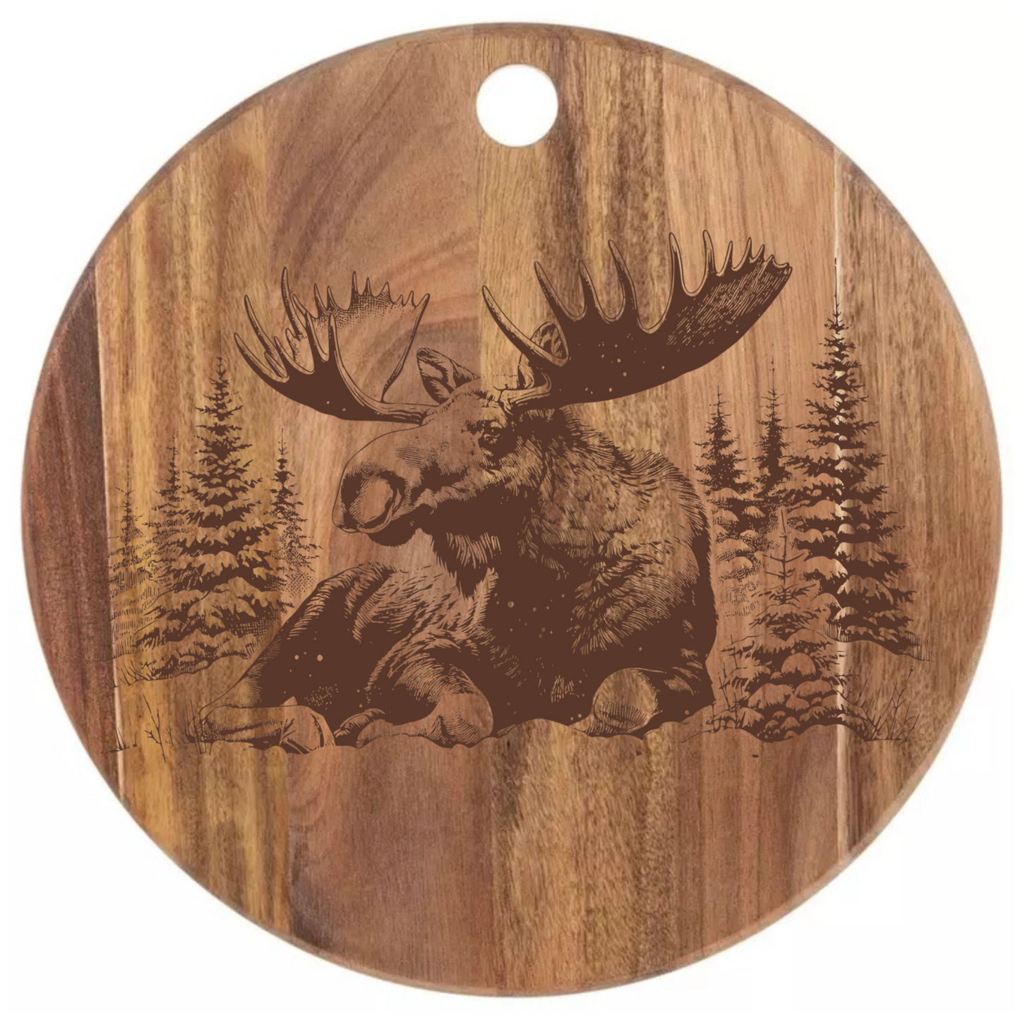 Moose in the Snow Design