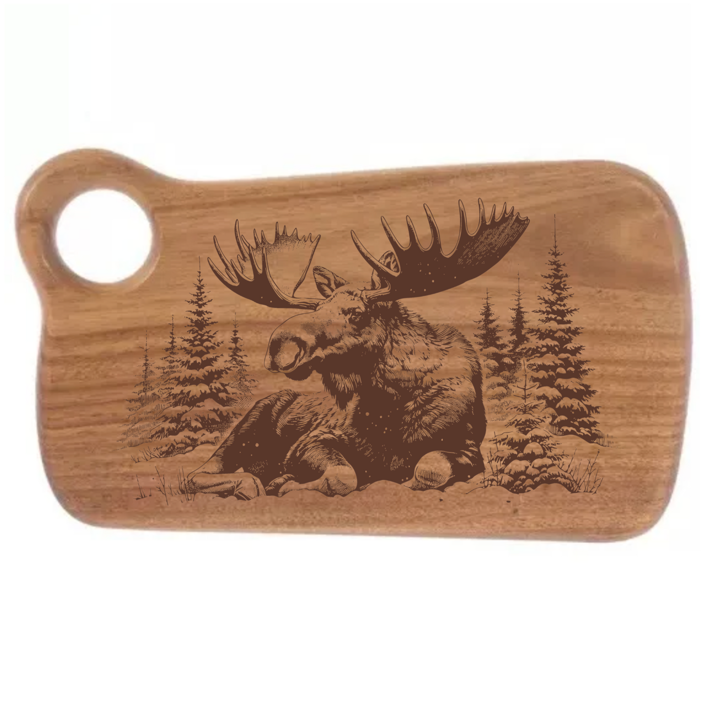 Moose in the Snow Design