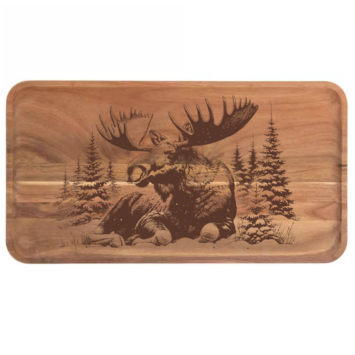 Moose in the Snow Design