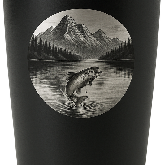 Mountain Lake Trout 20 oz. Tumbler
