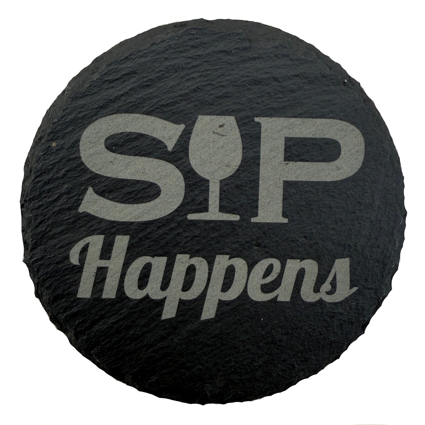Sip Happens Slate Coaster