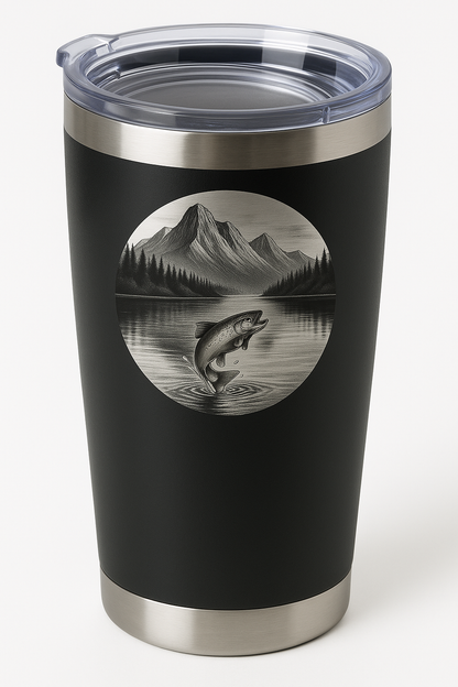 Mountain Lake Trout 20 oz. Tumbler
