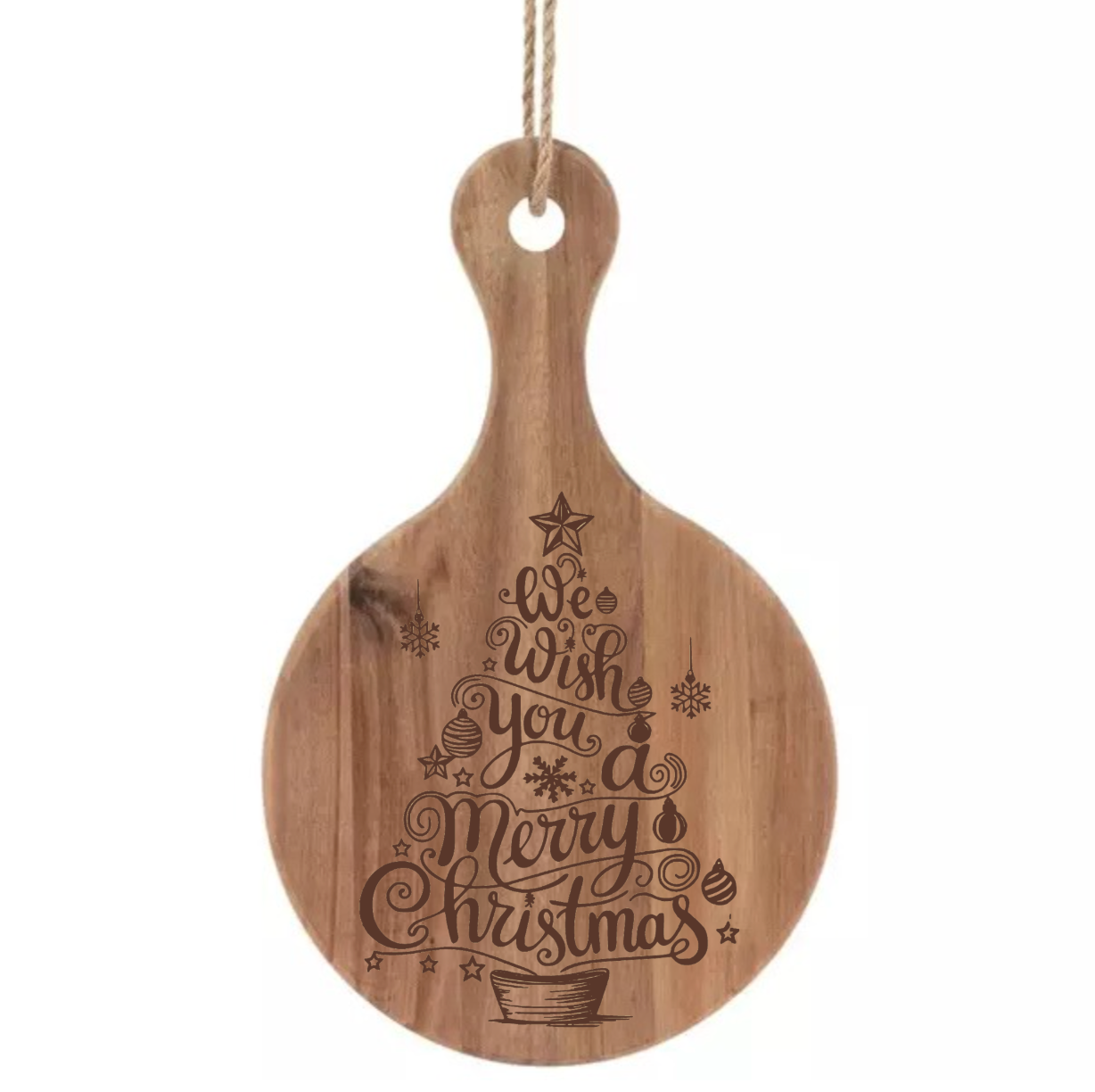 We Wish You A Merry Christmas Tree Design