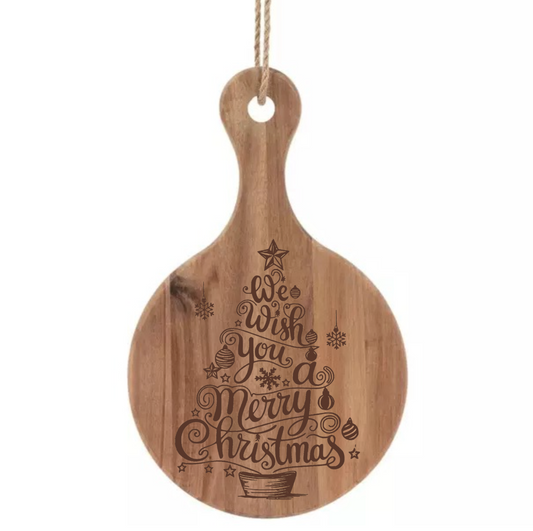 We Wish You A Merry Christmas Tree Design