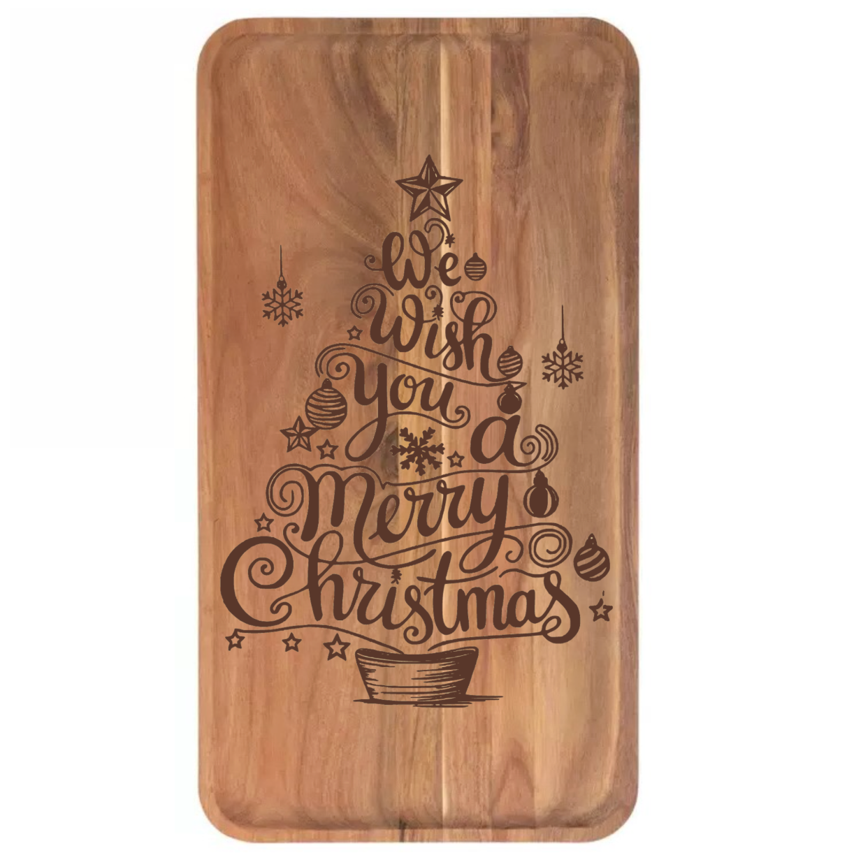 We Wish You A Merry Christmas Tree Design