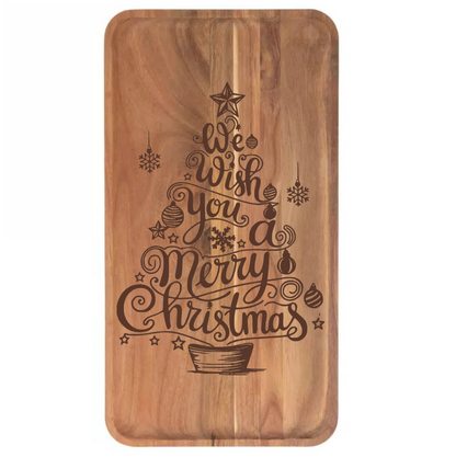 We Wish You A Merry Christmas Tree Design