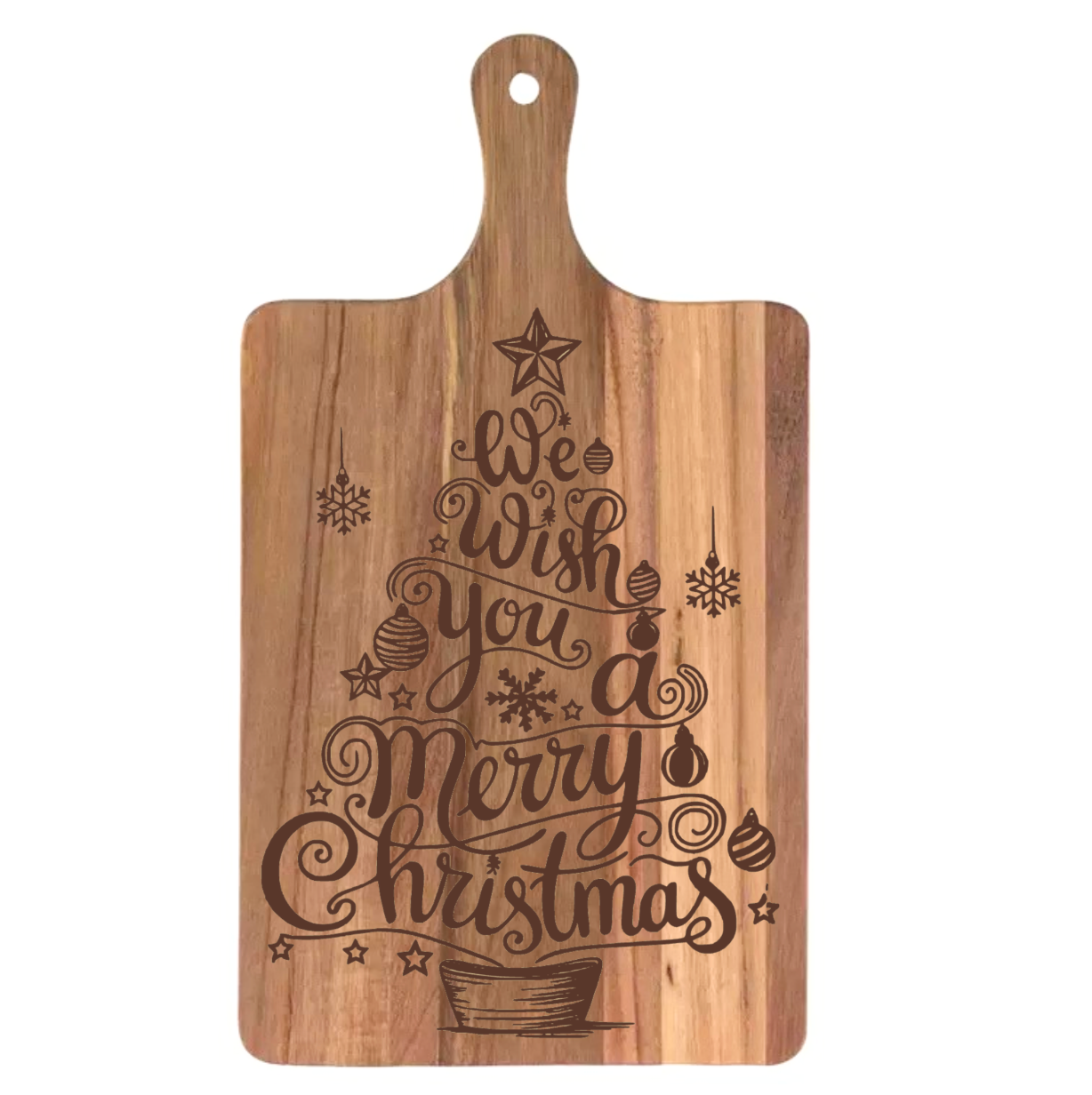 We Wish You A Merry Christmas Tree Design