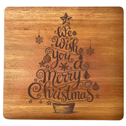 We Wish You A Merry Christmas Tree Design