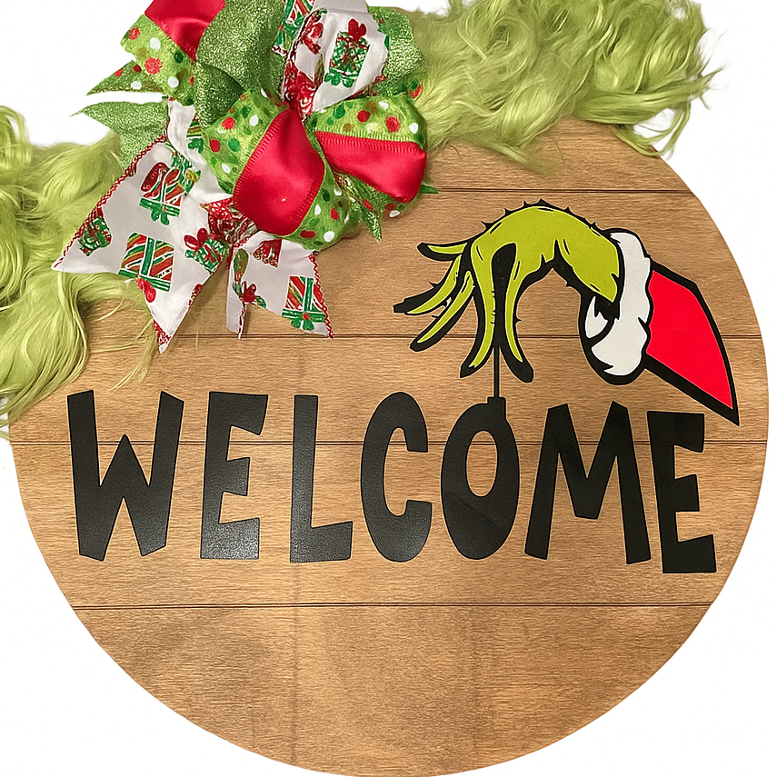 Welcome Door Hanger Sign
