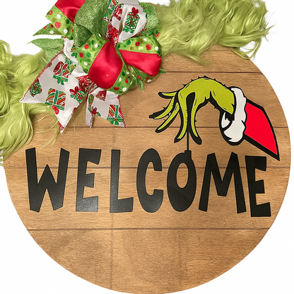 Welcome Door Hanger Sign