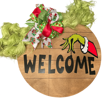 Welcome Door Hanger Sign