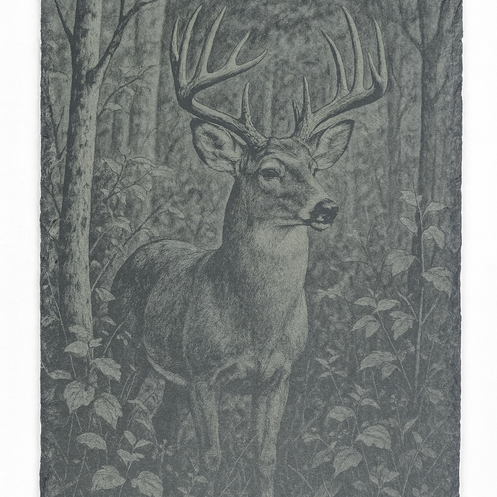 Whitetail Deer Hot Plate / Charcuterie Board