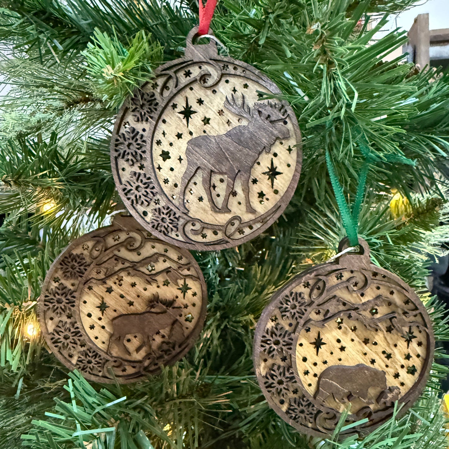 Winter In The Forest Ornament Collection