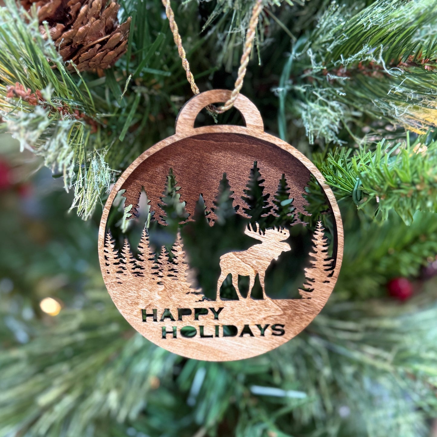 Wildlife Woodland Christmas Ornaments